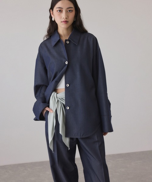 ADAM ET ROPE'（アダムエロペ）の「NIKKE TW DENIM SHIRT JACKET