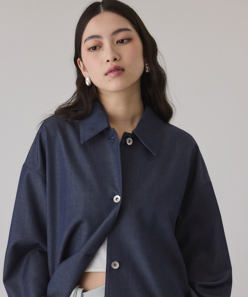 ADAM ET ROPE'（アダムエロペ）の「NIKKE TW DENIM SHIRT JACKET
