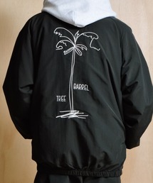 Sunny Smith（サニースミス）の「コットンライク ナイロン ヤシの木両面刺繍 ZIP-UP ジャケット（ナイロンジャケット）」