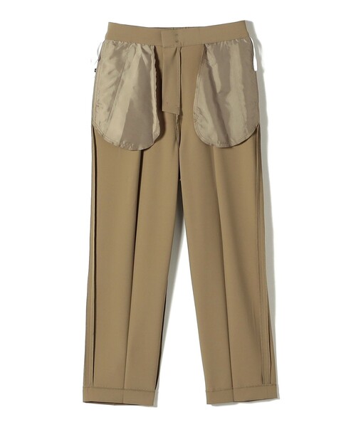 SHIPS Colors(シップス カラーズ)の「SHIPS Colors:〈手洗い可能〉2WAYストレッチ テーパード パンツ(セットアップ対応可能)◇(その他パンツ・レディース・ネイビー/ベージュ・MEDIUM/SMALL)」の6枚目の写真