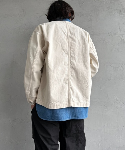 WEB先行予約】[DANTON/ダントン] KATSURAGI Vネックノーカラーワーク