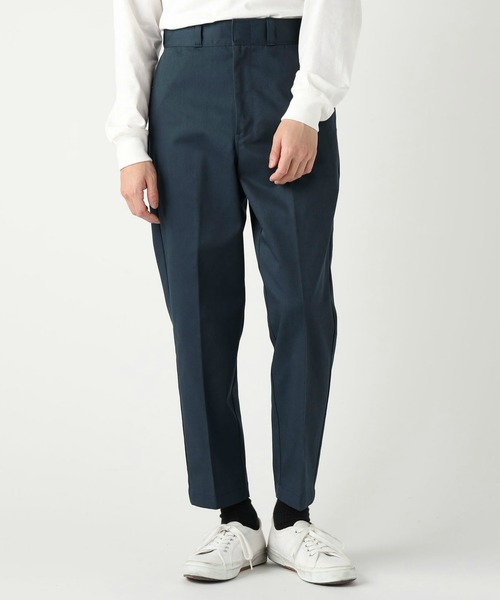 Dickies（ディッキーズ）の「Dickies/ディッキーズ テーパード ワークパンツ/チノパンツ（その他パンツ）」 - WEAR エディフィス EDIFICE GERMANO チノパンツ テーパードパンツ 50 紺 ネイビー 15030330001910 /HN メンズ