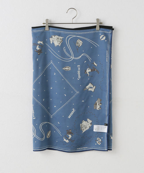 JOURNAL STANDARD（ジャーナルスタンダード）の「スキーラップスカート（スカート・レディース・キャメル/ブルー・FREE）」の5枚目の写真