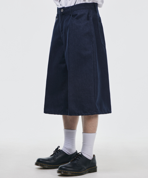 SIGNATURE（シグネチャ）の「サマーDリングバミューダ生地デニムパンツ[インディゴ]（その他パンツ・レディース・その他・SMALL/MEDIUM/LARGE/X-LARGE）」の10枚目の写真