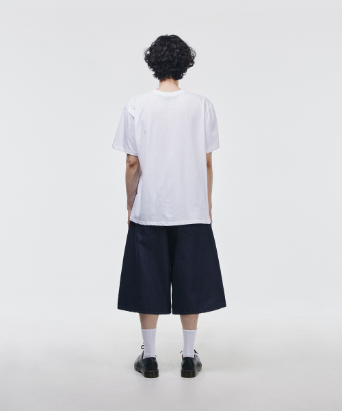 SIGNATURE（シグネチャ）の「サマーDリングバミューダ生地デニムパンツ[インディゴ]（その他パンツ・レディース・その他・SMALL/MEDIUM/LARGE/X-LARGE）」の6枚目の写真