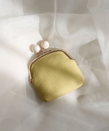 colleca la（コレカラ）の「シボレザーがま口ポーチ/財布（財布）」