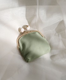 colleca la（コレカラ）の「シボレザーがま口ポーチ/財布（財布）」