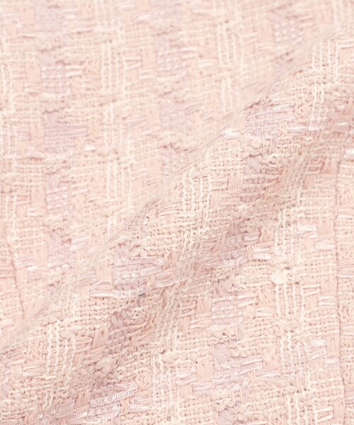 EPOCA(エポカ)の「コットンファンシーツィード ノーカラージャケット(ノーカラージャケット・レディース・オフホワイト/ネイビー/ピンク系その他2・38/40/42)」の9枚目の写真