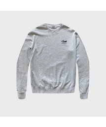 チルオリジナルロゴクルーネックメランジグレー