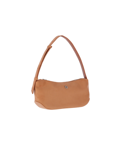 SEMICODE(セミコード)の「groove middle bag - suede camel(メッセンジャーバッグ・レディース・その他・FREE)」の3枚目の写真