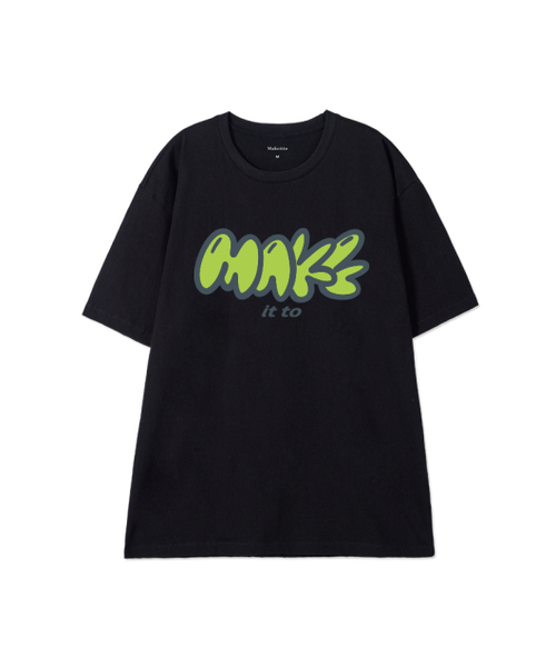 MAKEITTO（メイキット）の「[MAKE] CREW NECK TEE_BLACK（Tシャツ/カットソー・メンズ・その他・MEDIUM/LARGE/X-LARGE/XX-LARGE）」の2枚目の写真
