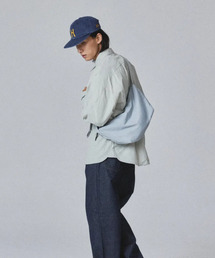 EMOTIO（エモティオ）の「[THOMAS collection]Nylon Crossbody Bag - LIGHT GRAY（メッセンジャーバッグ）」