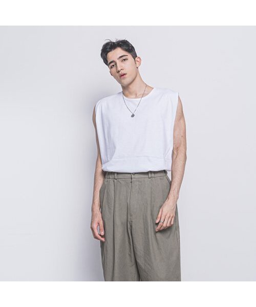 THE-ABON(エイボン)の「メンズレイヤードタンクトップホワイト(Tシャツ/カットソー・メンズ・その他・FREE)」の1枚目の写真
