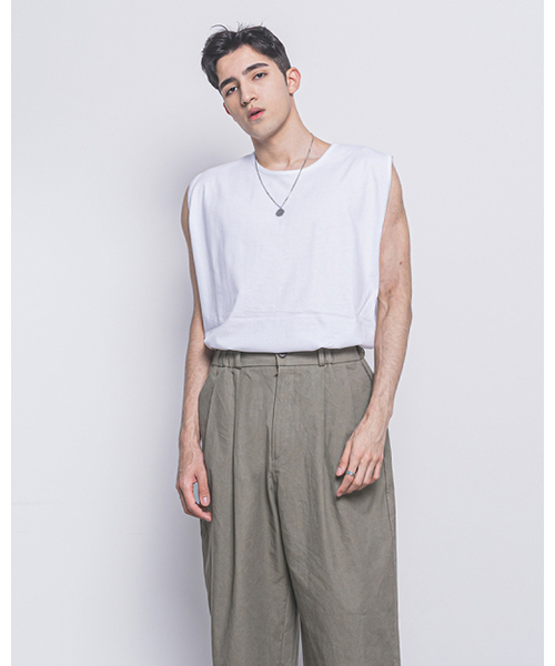 THE-ABON(エイボン)の「メンズレイヤードタンクトップホワイト(Tシャツ/カットソー・メンズ・その他・FREE)」の4枚目の写真
