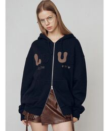 EMODA | ロゴパッチオーバーフーディ(パーカー)