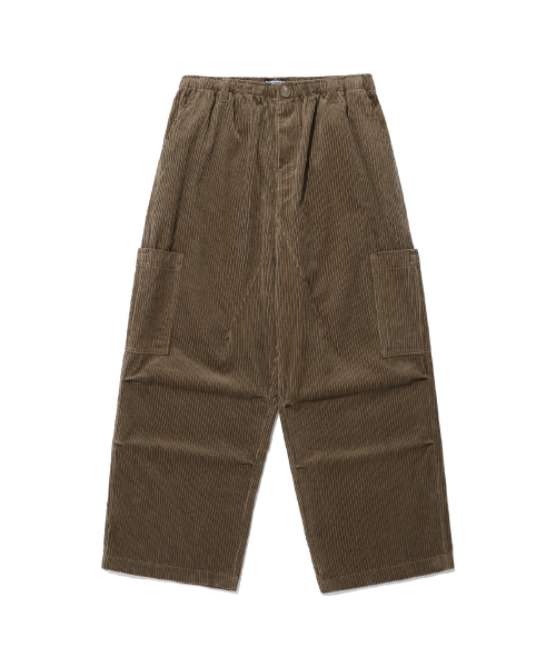 NICE GHOST CLUB(ナイスゴーストクラブ)の「CORDUROY PARACHUTE PANTS_BROWN(NG2EFUPA13A)(その他パンツ・レディース・ブラウン・M/L/S)」の1枚目の写真