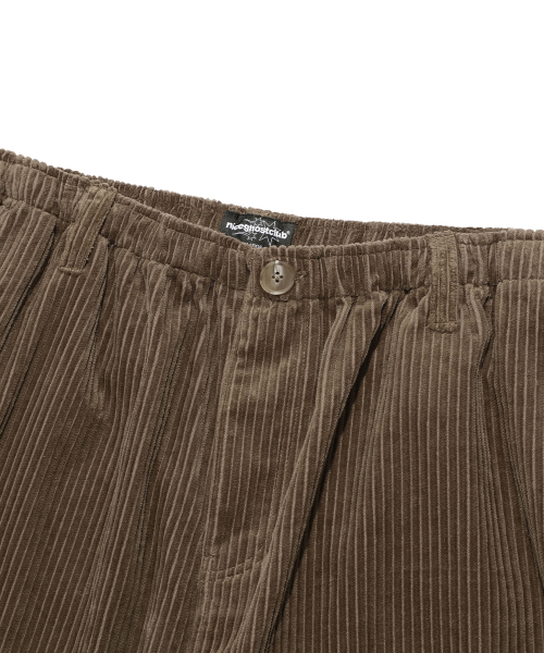 NICE GHOST CLUB(ナイスゴーストクラブ)の「CORDUROY PARACHUTE PANTS_BROWN(NG2EFUPA13A)(その他パンツ・レディース・ブラウン・M/L/S)」の3枚目の写真
