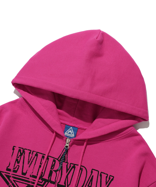 ISTKUNST（イストクンスト）の「G&C STAR VINTAGE HOOD ZIP UP_DEEP PINK(IK2ESMM483A)（パーカー・レディース・その他・L）」の3枚目の写真