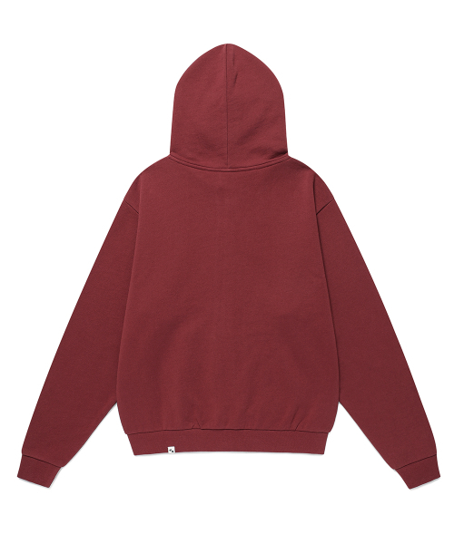 Cavish(カビシ)の「TWIN STAR ZIP UP HOODIE BURGUNDY(CV2FFUM498A)(パーカー・レディース・バーガンディー・S/M/L)」の2枚目の写真