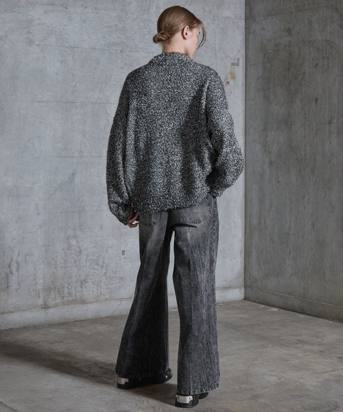 SERACE(セラス)の「【SERACE】Tweed like mix color v-neck cardigan / ツイードライクミックスカラーVネックカーディガン(カーディガン/ボレロ・メンズ・ブルー/ブラック・L/M/S)」の16枚目の写真