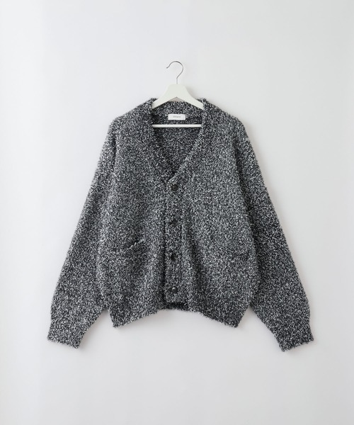 ツイードライクカラーカーディガン SERACE】Tweed like mix color v-neck cardigan / ツイードライク