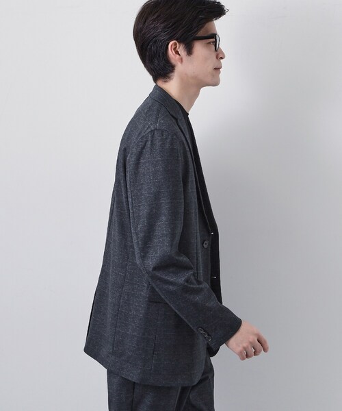 THE SHOP TK (ザ ショップ ティーケー )の「【動きやすい、快適ビジネスジャケット】TRジャージ ジャケット セットアップ可/洗濯機OK/ストレッチ(テーラードジャケット・メンズ・グレー/ネイビー/ネイビー系1/チャコールグレー・01/04/03/02)」の22枚目の写真