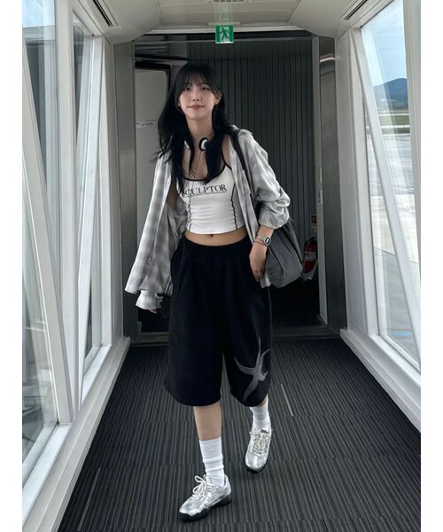 THECOLDESTMOMENT（ザコールデストモーメント）の「TCM starfish half sweat pants (black)（その他パンツ・メンズ・その他・M/L/XL）」の6枚目の写真