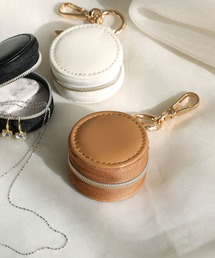 colleca la（コレカラ）の「ラウンドミニアクセサリーケース キーホルダー/チャーム（キーホルダー）」