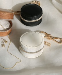 colleca la（コレカラ）の「ラウンドミニアクセサリーケース キーホルダー/チャーム（キーホルダー）」