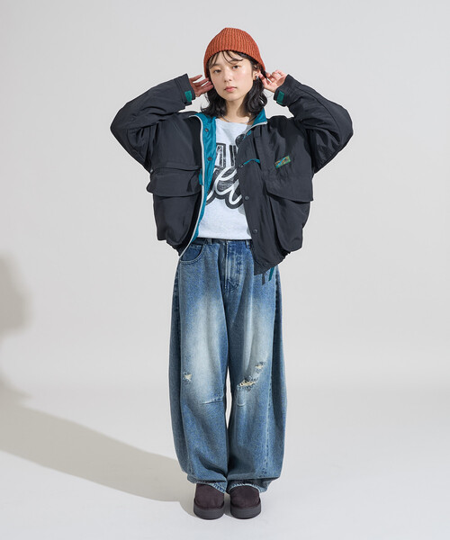 Foxfire x FREAK'S STORE ナイロン ジャケット アウター Foxfire × FREAK'S STORE/フォックスファイヤー 別注 New Destination