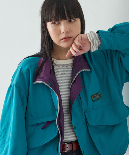 FREAK'S STORE(フリークスストア)の「<新色追加>Foxfire × FREAK'S STORE/フォックスファイヤー 別注 New Destination Jacket Women's/ニュー デスティネーション ジャケット(ナイロンジャケット・レディース・ナチュラル/ピンク/ブラック/ベージュ・フリ-)」の12枚目の写真