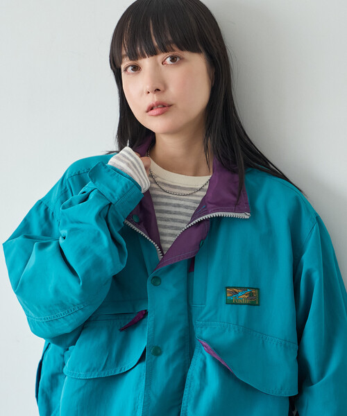 FREAK'S STORE(フリークスストア)の「<新色追加>Foxfire × FREAK'S STORE/フォックスファイヤー 別注 New Destination Jacket Women's/ニュー デスティネーション ジャケット(ナイロンジャケット・レディース・ナチュラル/ピンク/ブラック/ベージュ・フリ-)」の14枚目の写真