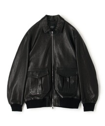 【別注】EMMETI AKRON ラムレザー ブルゾン