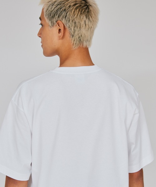 Champion（チャンピオン）の「【Champion/チャンピオン】メンズ アクションスタイル ショートスリーブTシャツ（Tシャツ/カットソー・メンズ・ブラック×イエロー/ホワイト×イエロー/ブラック×グリーン/ホワイト×グリーン・XX-LARGE/X-LARGE/MEDIUM/LARGE）」の8枚目の写真