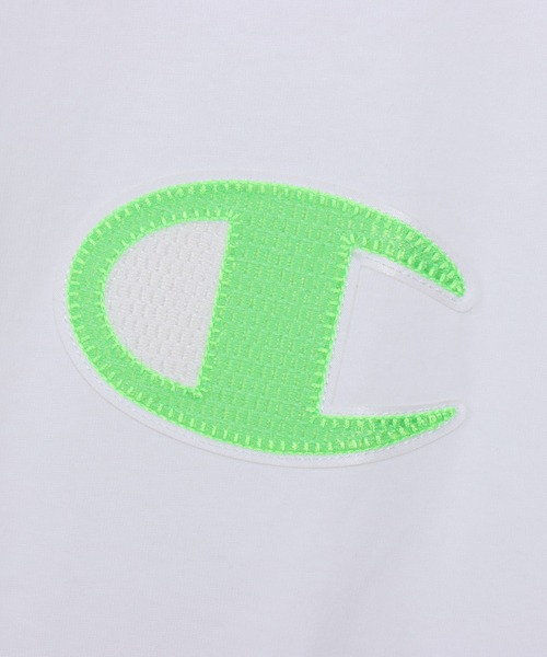 Champion（チャンピオン）の「【Champion/チャンピオン】メンズ アクションスタイル ショートスリーブTシャツ（Tシャツ/カットソー・メンズ・ブラック×イエロー/ホワイト×イエロー/ブラック×グリーン/ホワイト×グリーン・XX-LARGE/X-LARGE/MEDIUM/LARGE）」の13枚目の写真