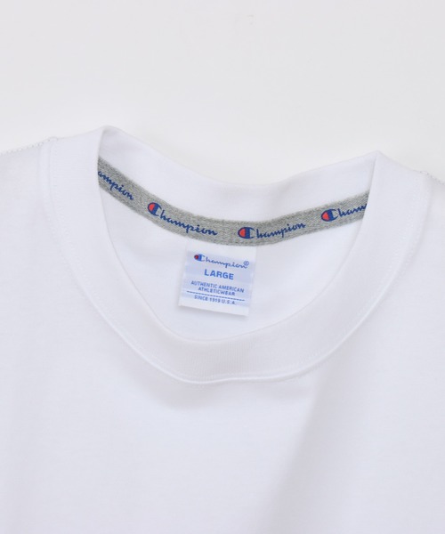 Champion（チャンピオン）の「【Champion/チャンピオン】メンズ アクションスタイル ショートスリーブTシャツ（Tシャツ/カットソー・メンズ・ブラック×イエロー/ホワイト×イエロー/ブラック×グリーン/ホワイト×グリーン・XX-LARGE/X-LARGE/MEDIUM/LARGE）」の15枚目の写真