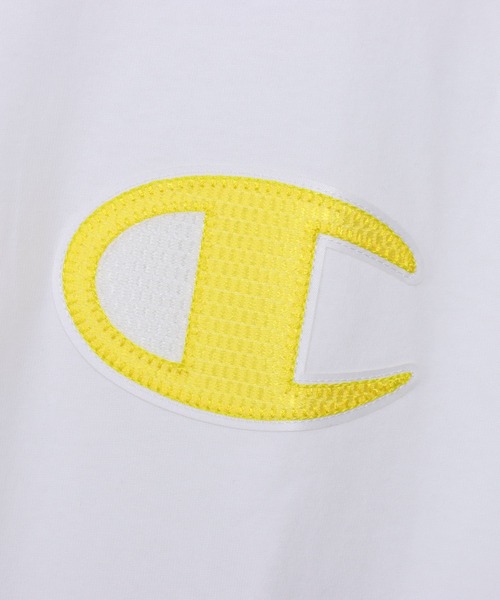 Champion（チャンピオン）の「【Champion/チャンピオン】メンズ アクションスタイル ショートスリーブTシャツ（Tシャツ/カットソー・メンズ・ブラック×イエロー/ホワイト×イエロー/ブラック×グリーン/ホワイト×グリーン・XX-LARGE/X-LARGE/MEDIUM/LARGE）」の17枚目の写真