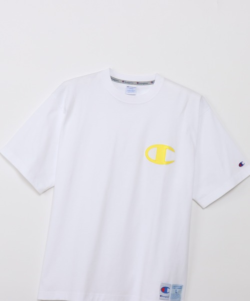 Champion（チャンピオン）の「【Champion/チャンピオン】メンズ アクションスタイル ショートスリーブTシャツ（Tシャツ/カットソー・メンズ・ブラック×イエロー/ホワイト×イエロー/ブラック×グリーン/ホワイト×グリーン・XX-LARGE/X-LARGE/MEDIUM/LARGE）」の18枚目の写真