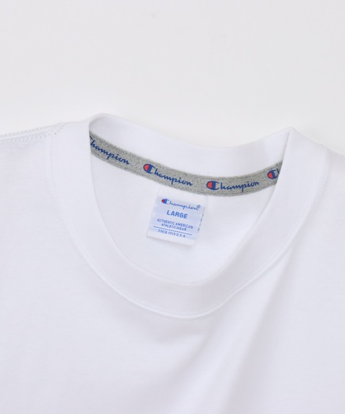 Champion（チャンピオン）の「【Champion/チャンピオン】メンズ アクションスタイル ショートスリーブTシャツ（Tシャツ/カットソー・メンズ・ブラック×イエロー/ホワイト×イエロー/ブラック×グリーン/ホワイト×グリーン・XX-LARGE/X-LARGE/MEDIUM/LARGE）」の19枚目の写真