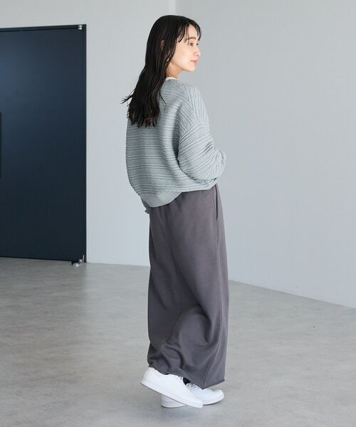 CRAFT STANDARD BOUTIQUE(クラフトスタンダードブティック)の「レースボーダーニットプルオーバー(ニット/セーター・レディース・ホワイト/グレー/ライトパープル/ライトグリーン・FREE)」の17枚目の写真