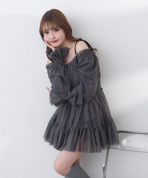 セール】ティアードミニワンピース（ワンピース）｜one after another