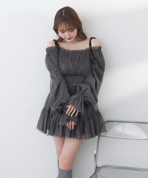 セール】ティアードミニワンピース（ワンピース）｜one after another