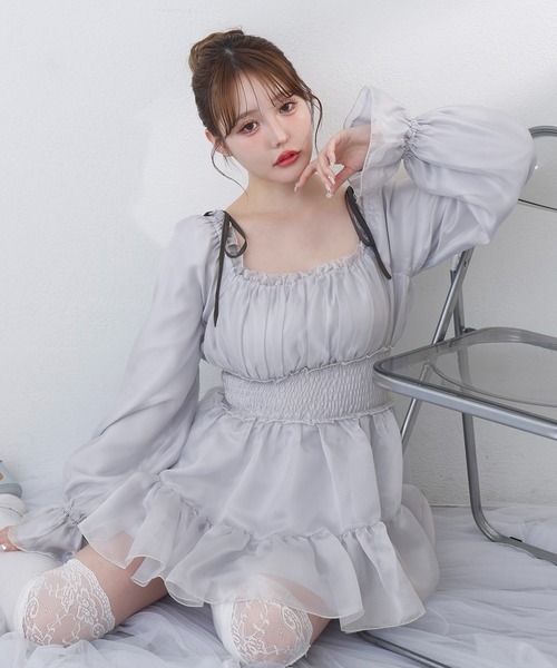 ティアードミニワンピース（ワンピース）｜one after another NICE