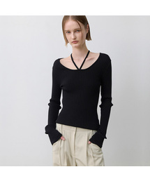 VUKA STRAP SLIM SOLID KNIT(T-7036)