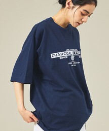 【Americana/アメリカーナ×ORIGINAL Charcoal/オリジナル チャコール】Leopards Print T/プリント/Tシャツ/コラボ【WEB限定】