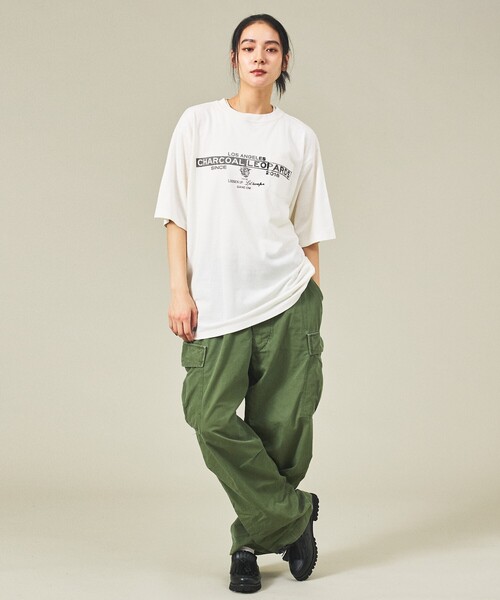 AMERICANA(アメリカーナ)の「【Americana/アメリカーナ×ORIGINAL Charcoal/オリジナル チャコール】Leopards Print T/プリント/Tシャツ/コラボ【WEB限定】(Tシャツ/カットソー・レディース・ホワイト/ネイビー・フリー)」の19枚目の写真