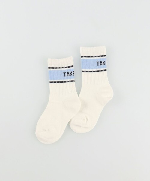 BRANSHES（ブランシェス）の「ラインロゴソックス（ソックス/靴下・キッズ・サックスブルー/チャコールグレー・16-18㎝/19-21㎝）」の3枚目の写真