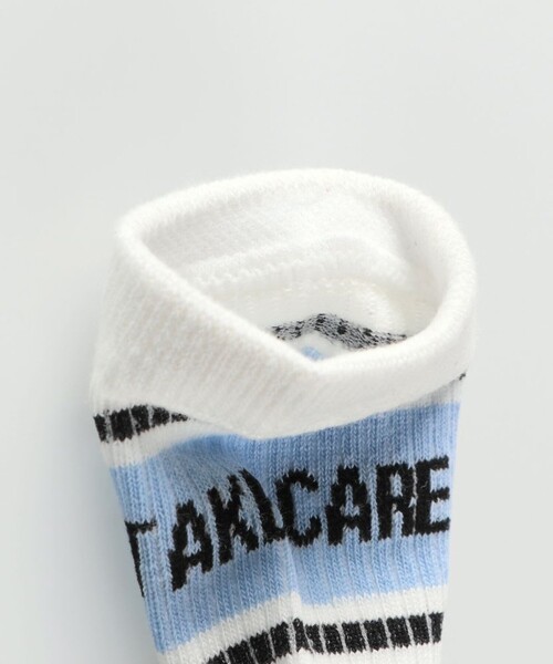 BRANSHES（ブランシェス）の「ラインロゴソックス（ソックス/靴下・キッズ・サックスブルー/チャコールグレー・16-18㎝/19-21㎝）」の5枚目の写真