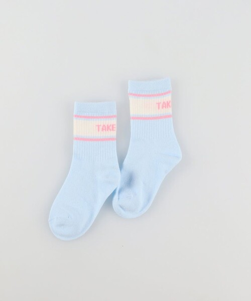 BRANSHES（ブランシェス）の「ラインロゴソックス（ソックス/靴下・キッズ・サックスブルー/チャコールグレー・16-18㎝/19-21㎝）」の8枚目の写真