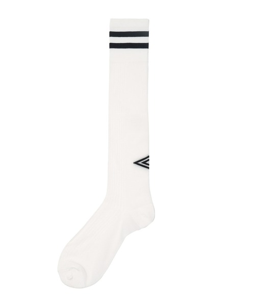 UMBRO（アンブロ）の「(UMBRO HOUSE)SHEER SOCCER SOX（ソックス/靴下・レディース・ブラック/ホワイト・ONE SIZE）」の3枚目の写真